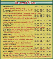 Porfirio's Pizza And Pasta menu