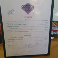 Mj's Cafe menu