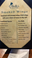 O'reilly's Tap Room And Kitchen menu