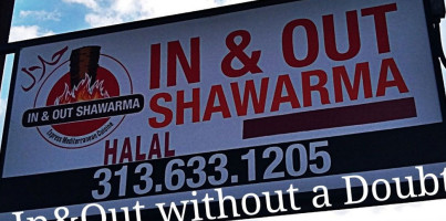 In Out Shawarma inside