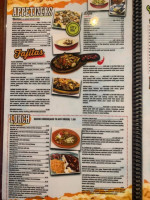 Tres Amigos Mexican menu