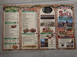 Sal's Pizzaria menu