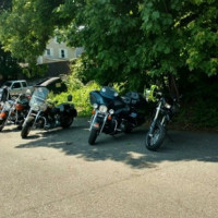 Scooters outside