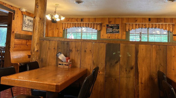 The Old Log Cabin inside