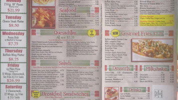 Moju's Family Pizzeria menu