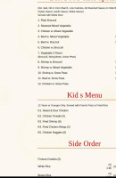 China King menu