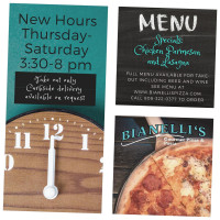 Bianelli's Gourmet Pizza Pasta food