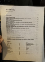 Bianelli's Gourmet Pizza Pasta menu