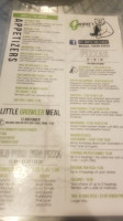 Growler's Pizza Grill menu