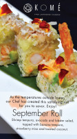 Kome Fine Japanese Cuisine food