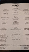 Marx Fusion Bistro menu