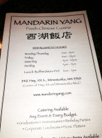 Mandarin Yang food