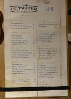 The Cutwater On Payette Lake menu