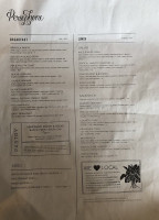 Persephone Bakery menu