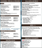 Rubio's Coastal Grill menu