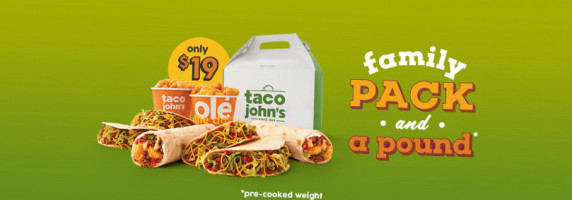 Taco John's food