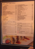 Tokyo Bleu menu