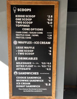 Drip N Scoop menu