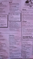 Game Time Sports Grill menu