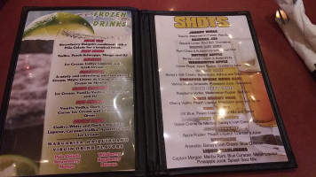 Cheer's Good Time Saloon menu