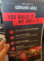 Genghis Grill menu