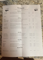 Sorrenti Family Estate Winery, Distillery Pizzeria menu