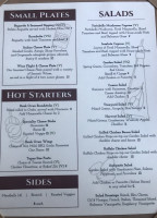 Sorrenti Family Estate Winery, Distillery Pizzeria menu