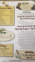 Renegades Saloon menu