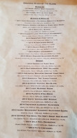 Enoteca menu