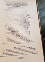 Enoteca menu