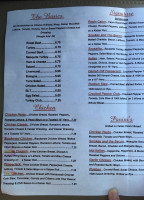 Deli Cafe menu