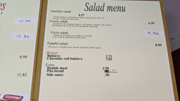 Sultan Gyro And Shawarma Grill menu