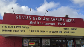 Sultan Gyro And Shawarma Grill menu