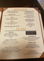 Tall Boys Tavern menu