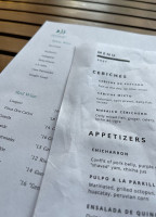 Pucquio menu