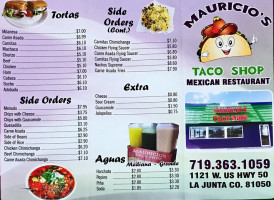 Maurico's Taco Shop inside