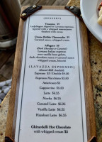 Paluca Trattoria menu