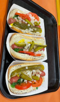 Woofie's Hot Dogs food