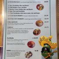 El Comal menu