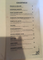 Toast Co. menu