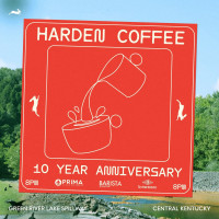 Harden Coffee menu