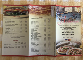 Anthony's -pizzeria menu