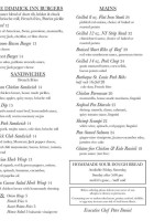 Dimmick Inn And Steakhouse menu