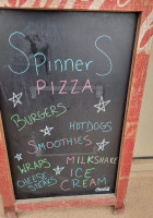 Spinners Pizza Ice Cream menu