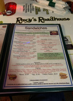 Roxy"s Roadhouse. menu