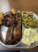 Mema's Chick'n' Ribs inside