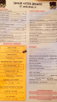 Smokin Oyster Brewery menu