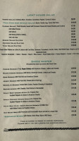 Dockside Cafe menu