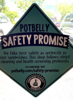 Potbelly inside