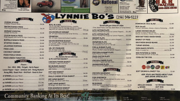 Lynnie Bo's menu